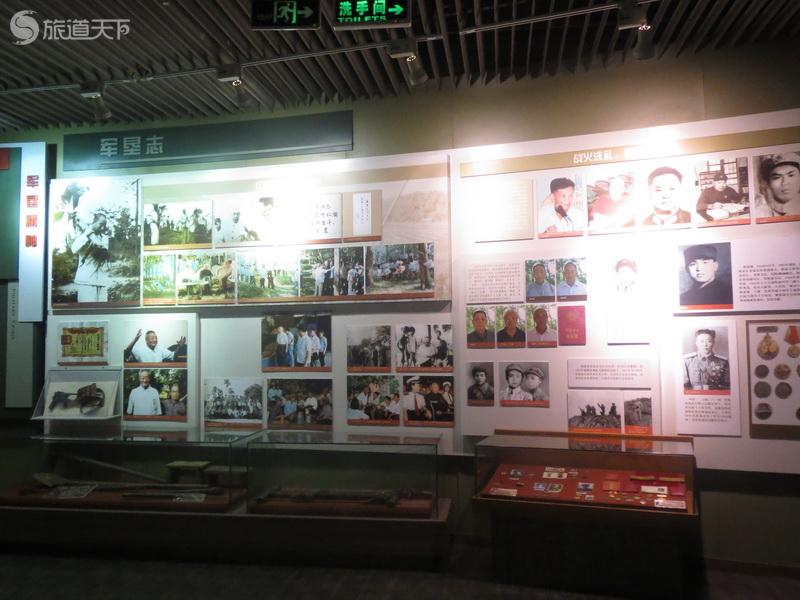 海南农垦博物馆展厅一角